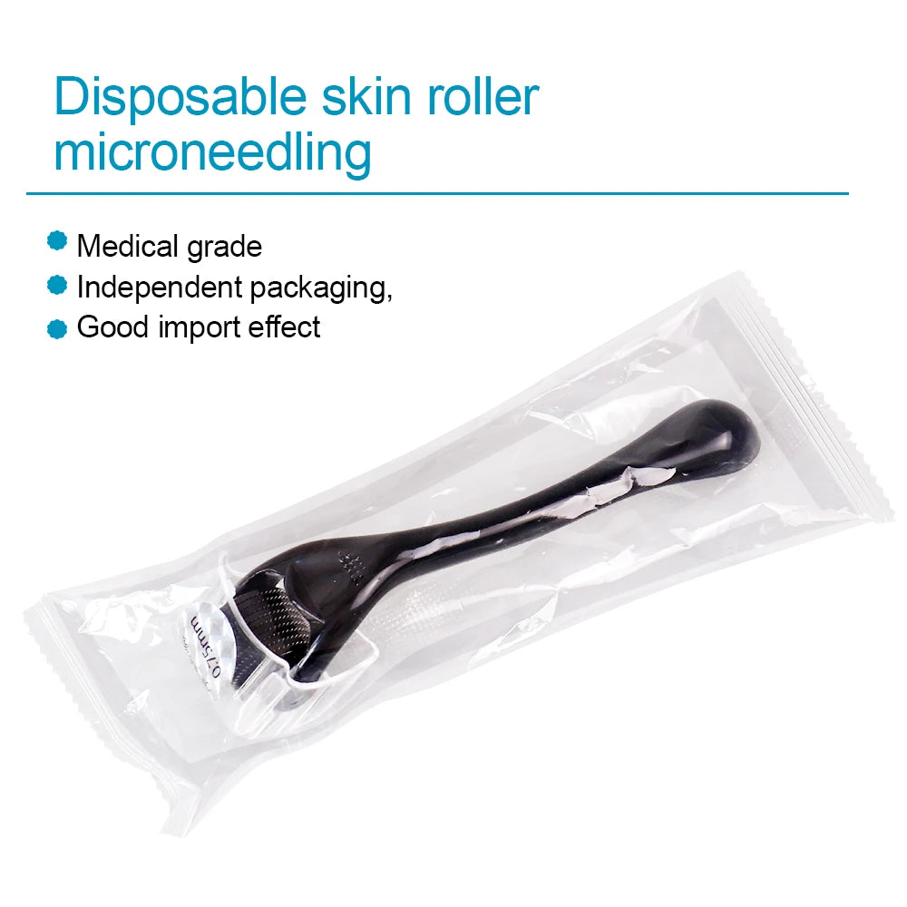 Skin Facial Care Microneedle Derma Roller for Hair Growth Beard Growth Facial Beauty Roller 540 Micro Needle Dermaroller Tool